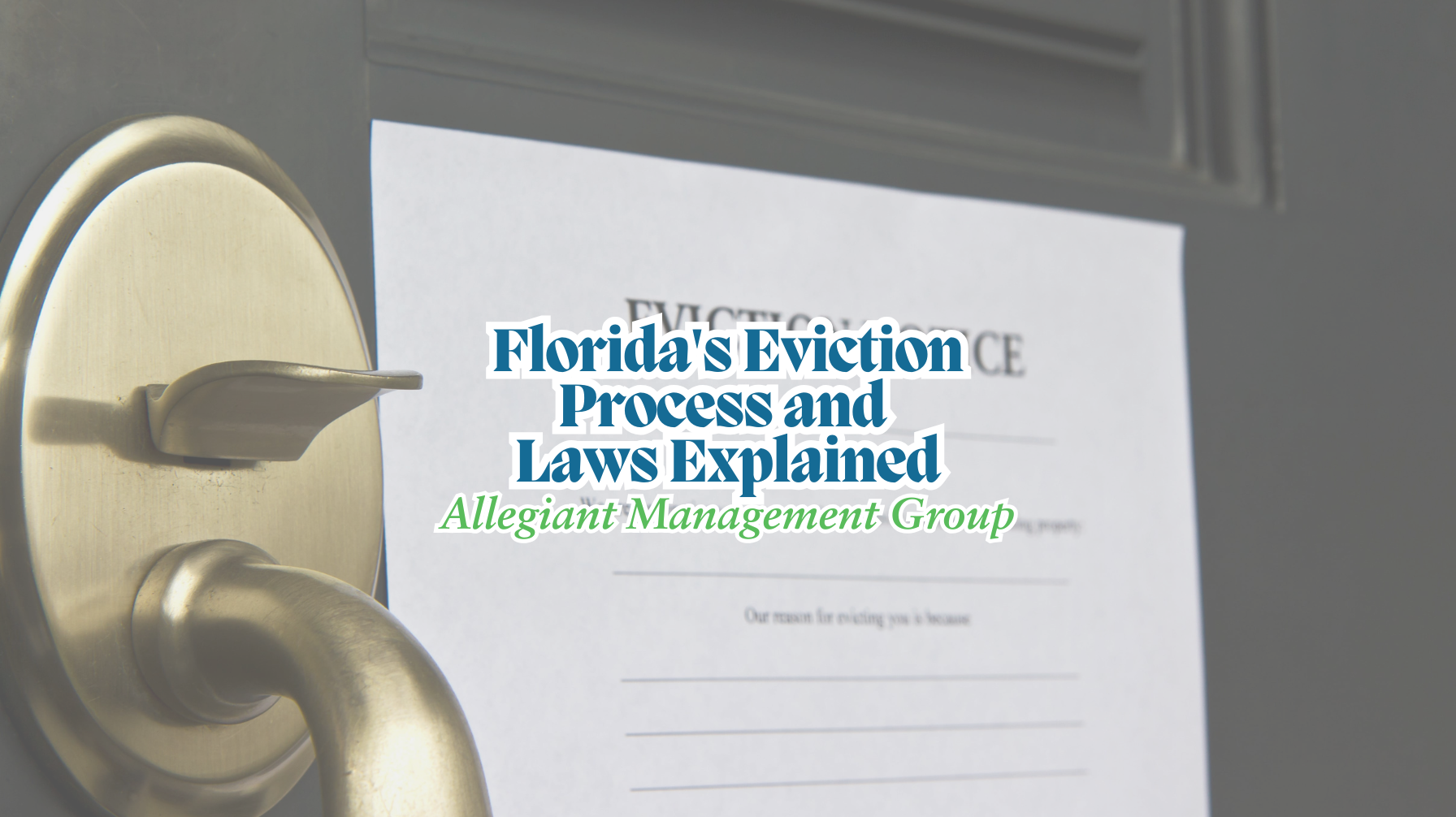 Understanding Florida's Eviction Process and Laws