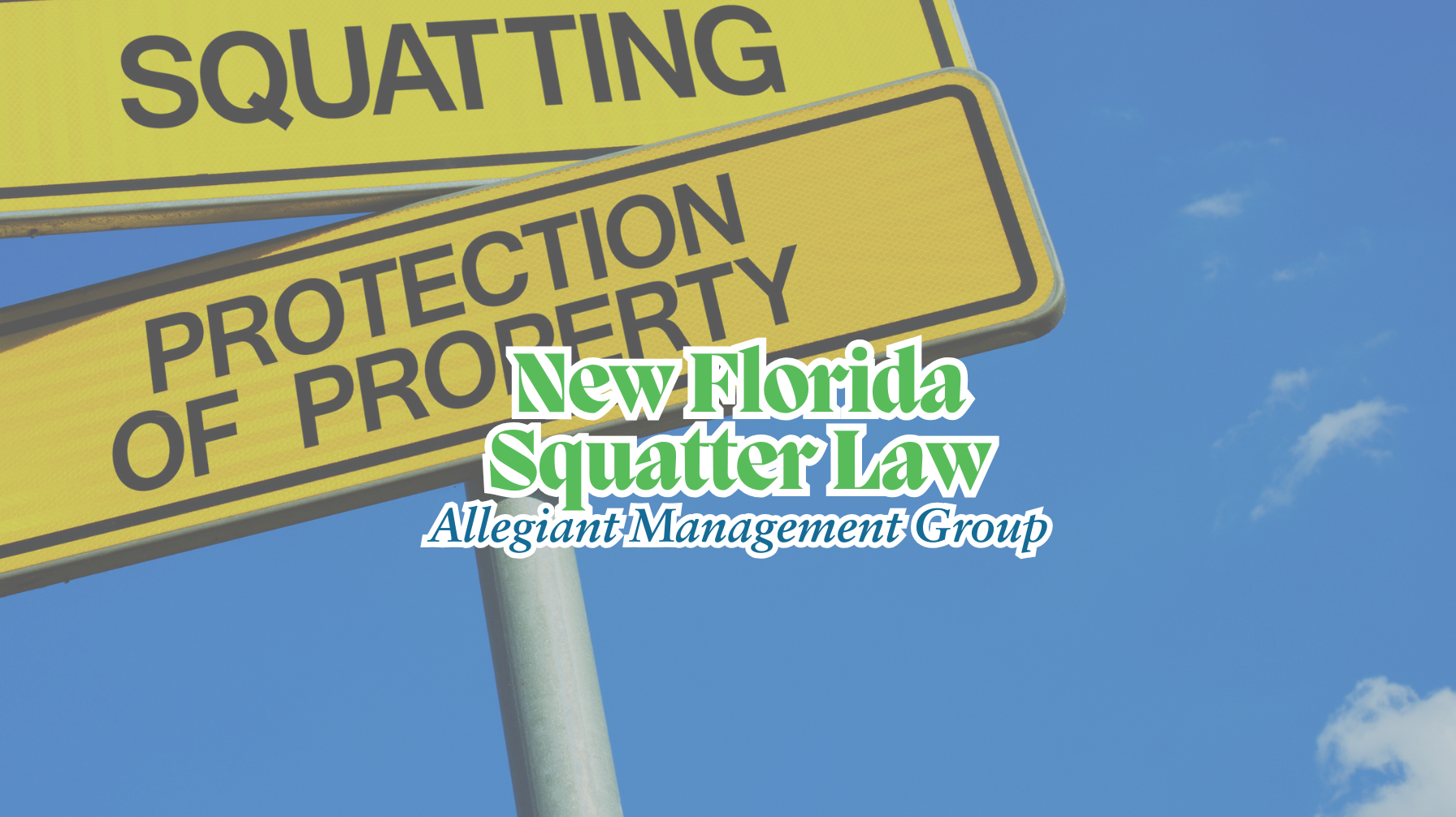 New Florida Squatters Law Went Into Effect on July 1, 2024